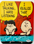 Brad Kesten, Melanie Kohn autographed Charlie Brown/Lucy 8 x 10 , Prime Time SOA