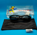 1995 Eyes of the World Uncle John Black Great full Dead Sunglasses (New) (NOS) Vintage