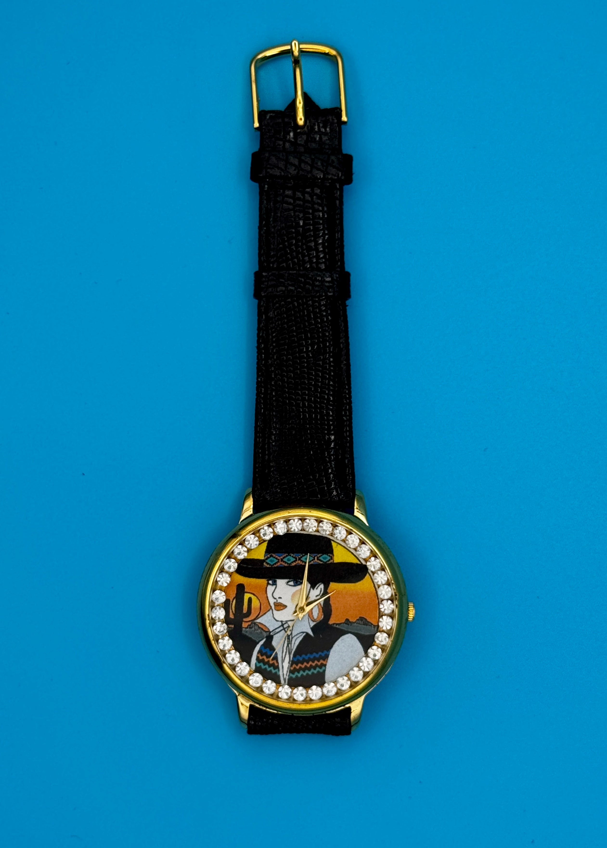 1989 Carol Joseph Watch Gaucho Girl (New) (NOS) Vintage