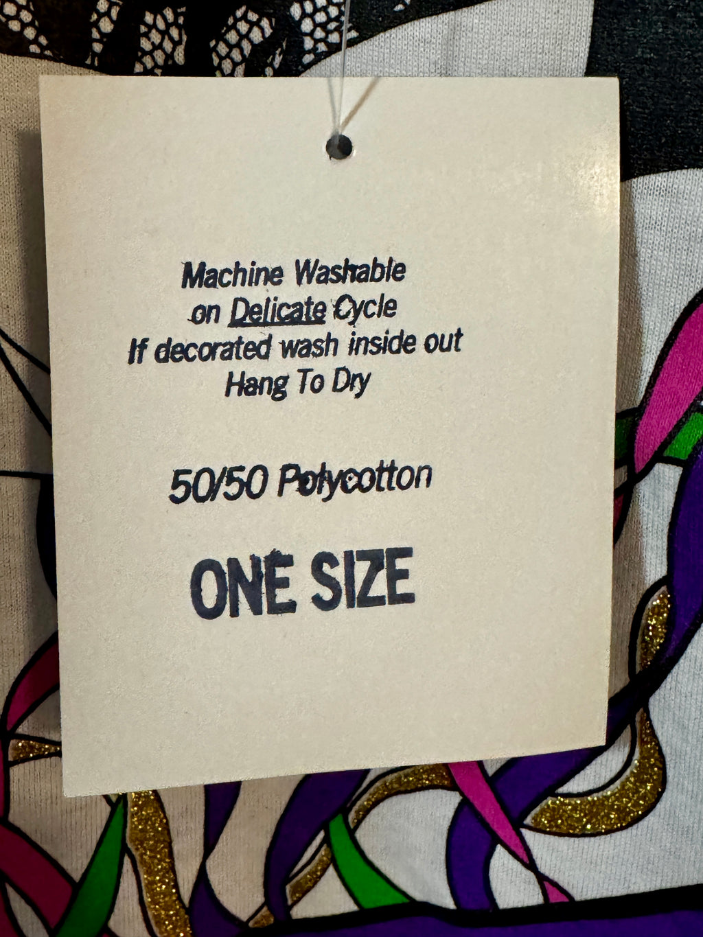 1989 Single Stich Carol Joseph Shirt Masquerade (New) (NOS) Vintage