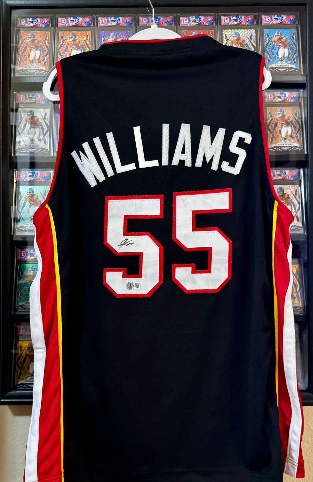 Jason  "White Chocolate" Williams Autographed Miami Heat Jersey, Beckett SOA