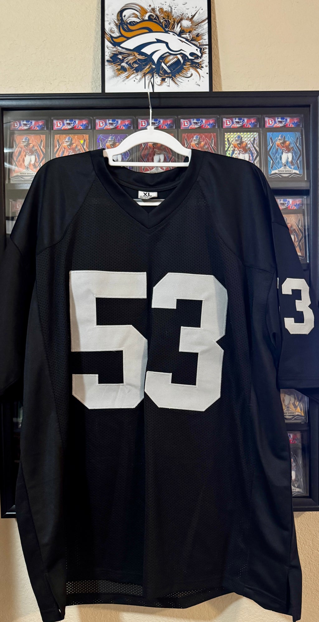 Bill Romanowski Autographed Raiders Jersey, Prime Time SOA