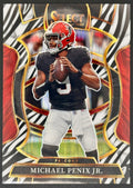 2025 Panini Select Michael Penix Jr. Zebra # 46 Concourse
