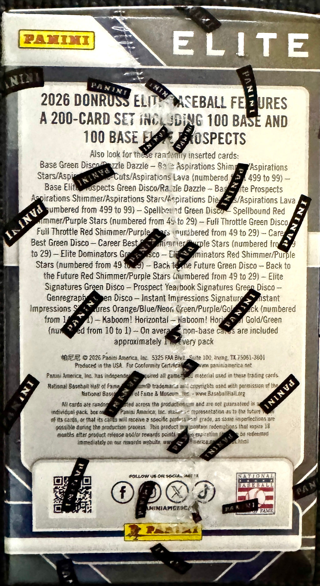 2026 Donruss Elite Baseball Blaster Box