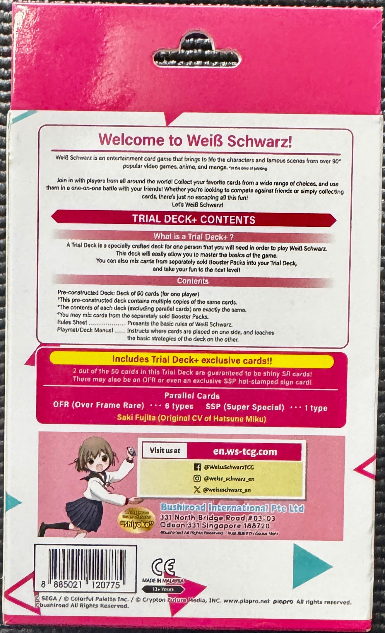 Weiß Schwarz Colorful Stage Vivid Bad Squad Trial (Pink)