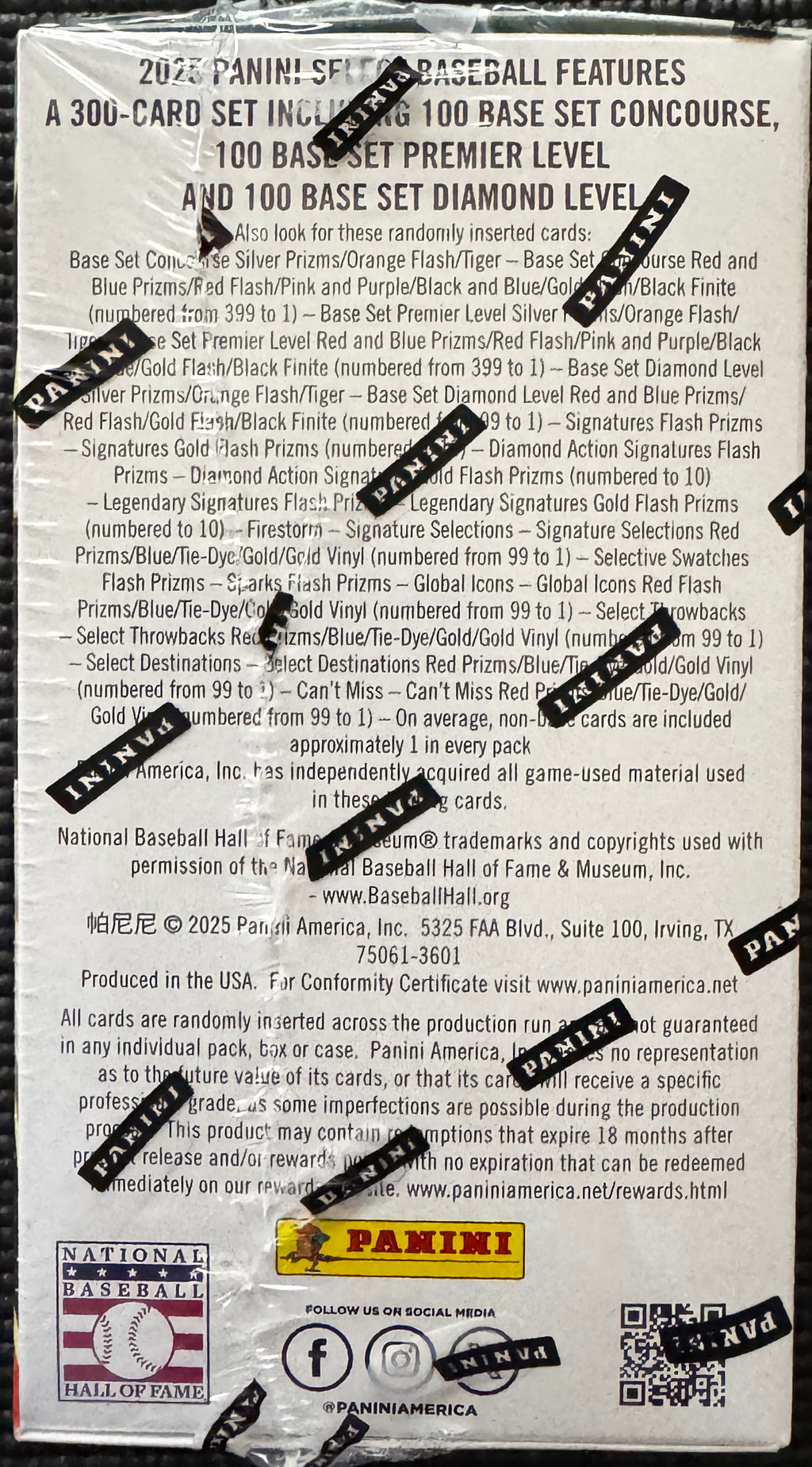 2025 Panini Select Baseball Blaster Box