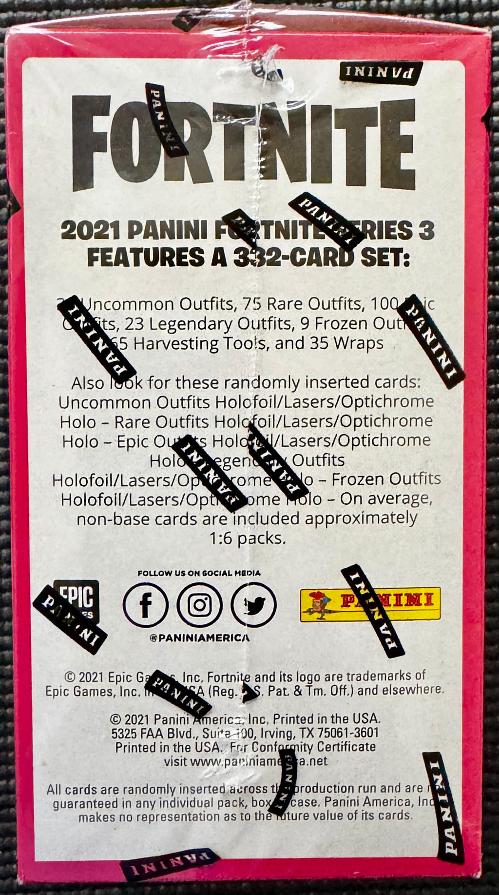 2021 Panini Fortnite Series 3 Blaster Box Factory Sealed