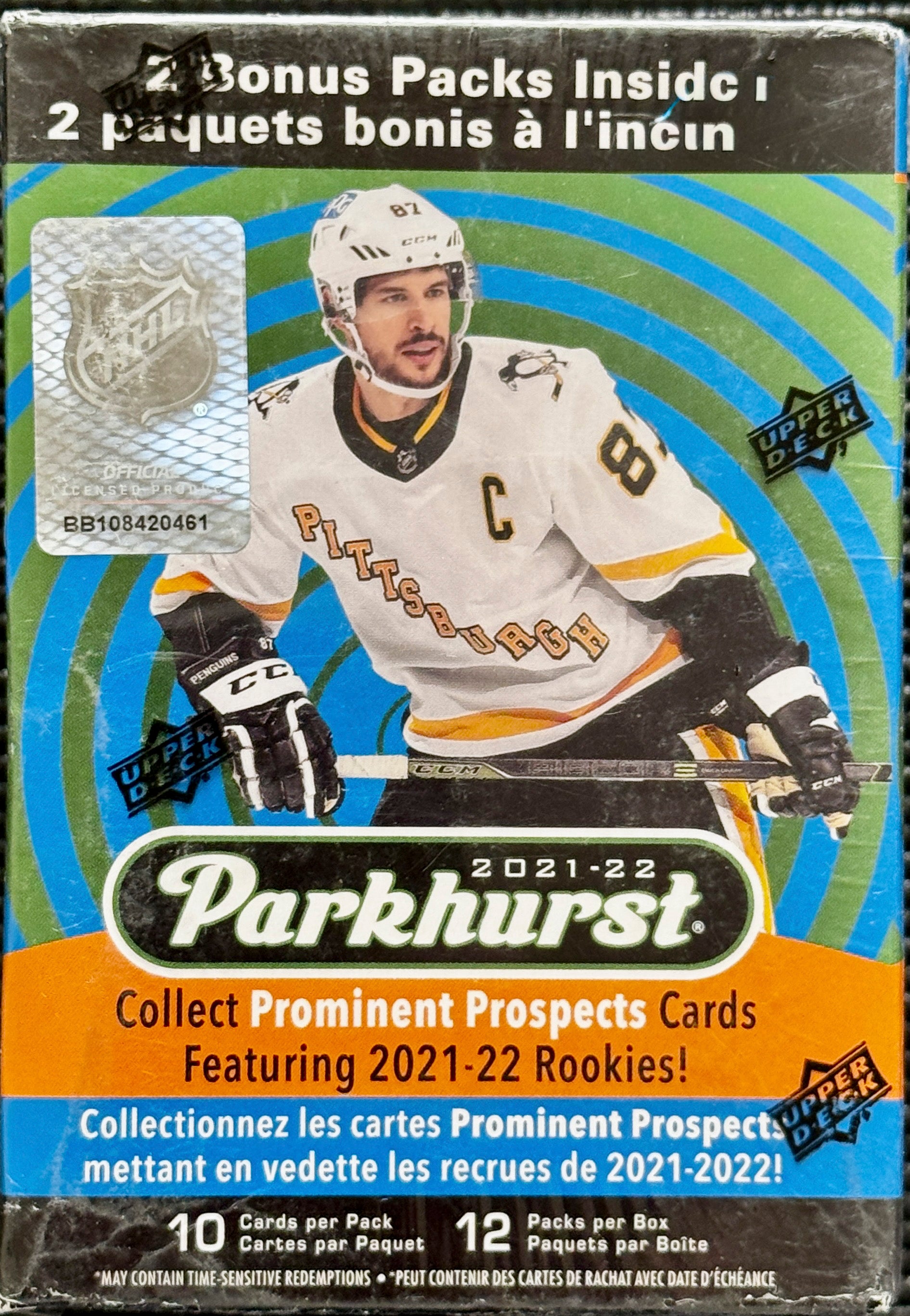 2021-22 Upper Deck Parkhurst Hockey Blaster Box