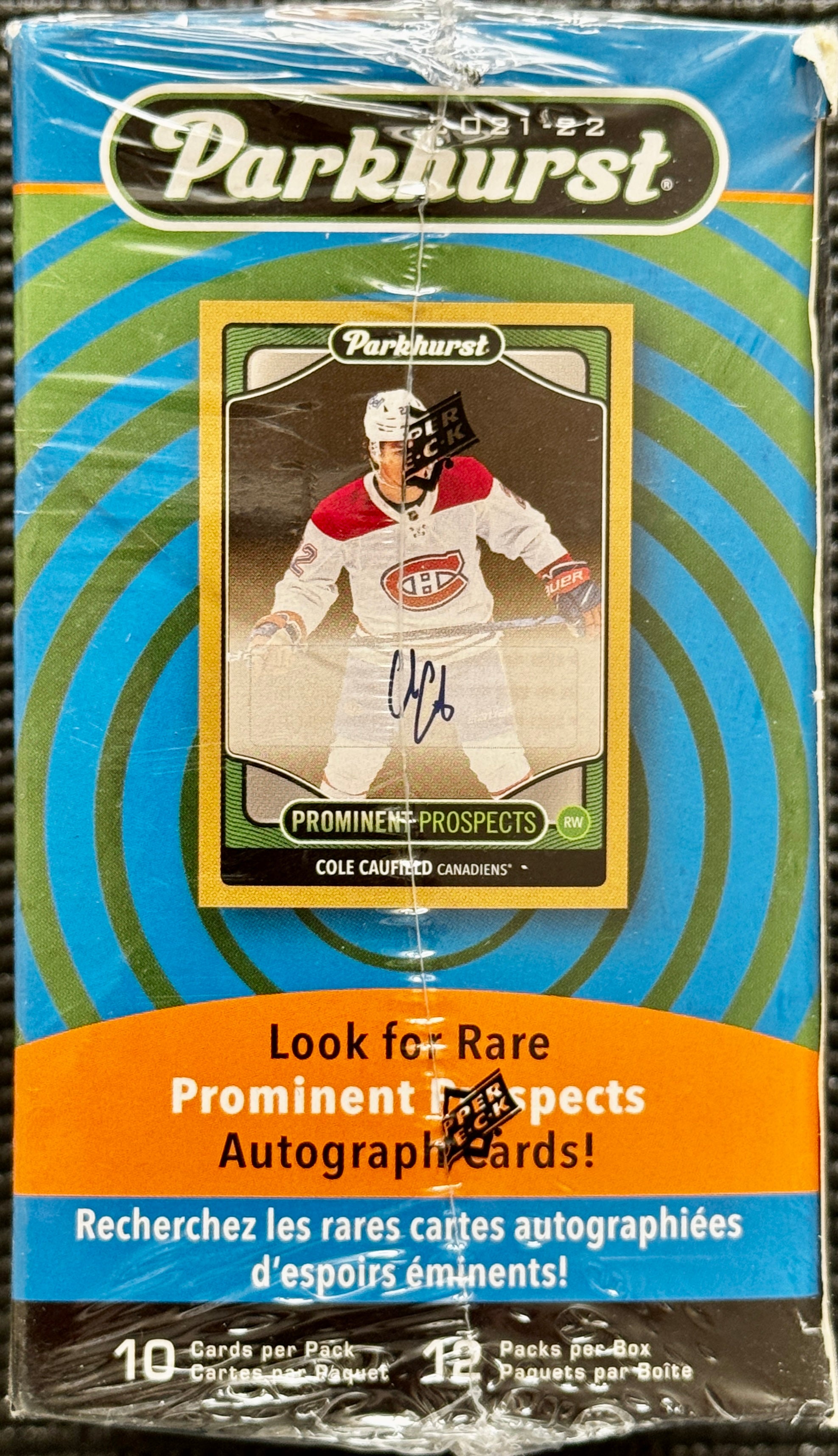 2021-22 Upper Deck Parkhurst Hockey Blaster Box