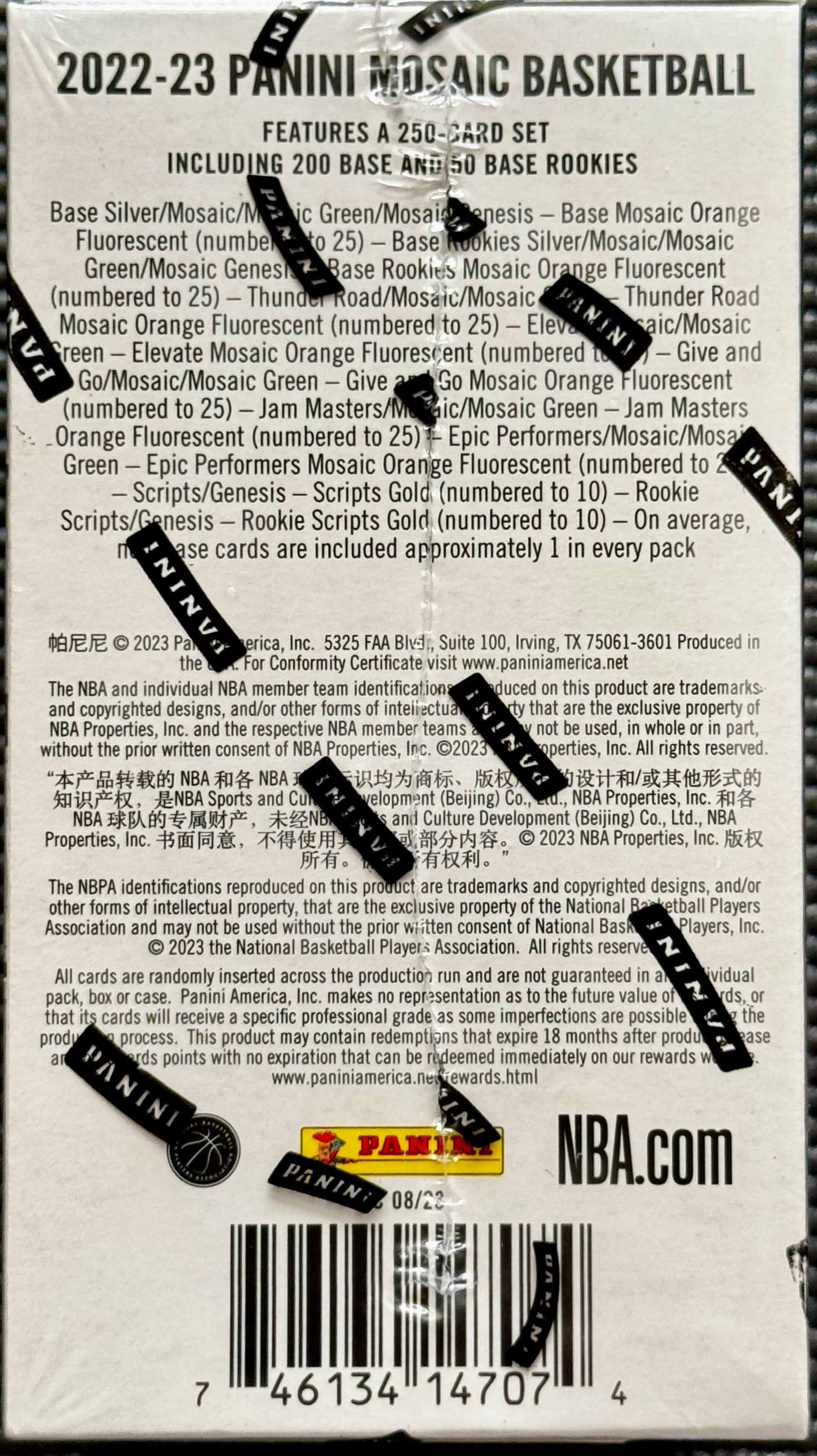2022/23 Panini Mosaic Basketball Blaster