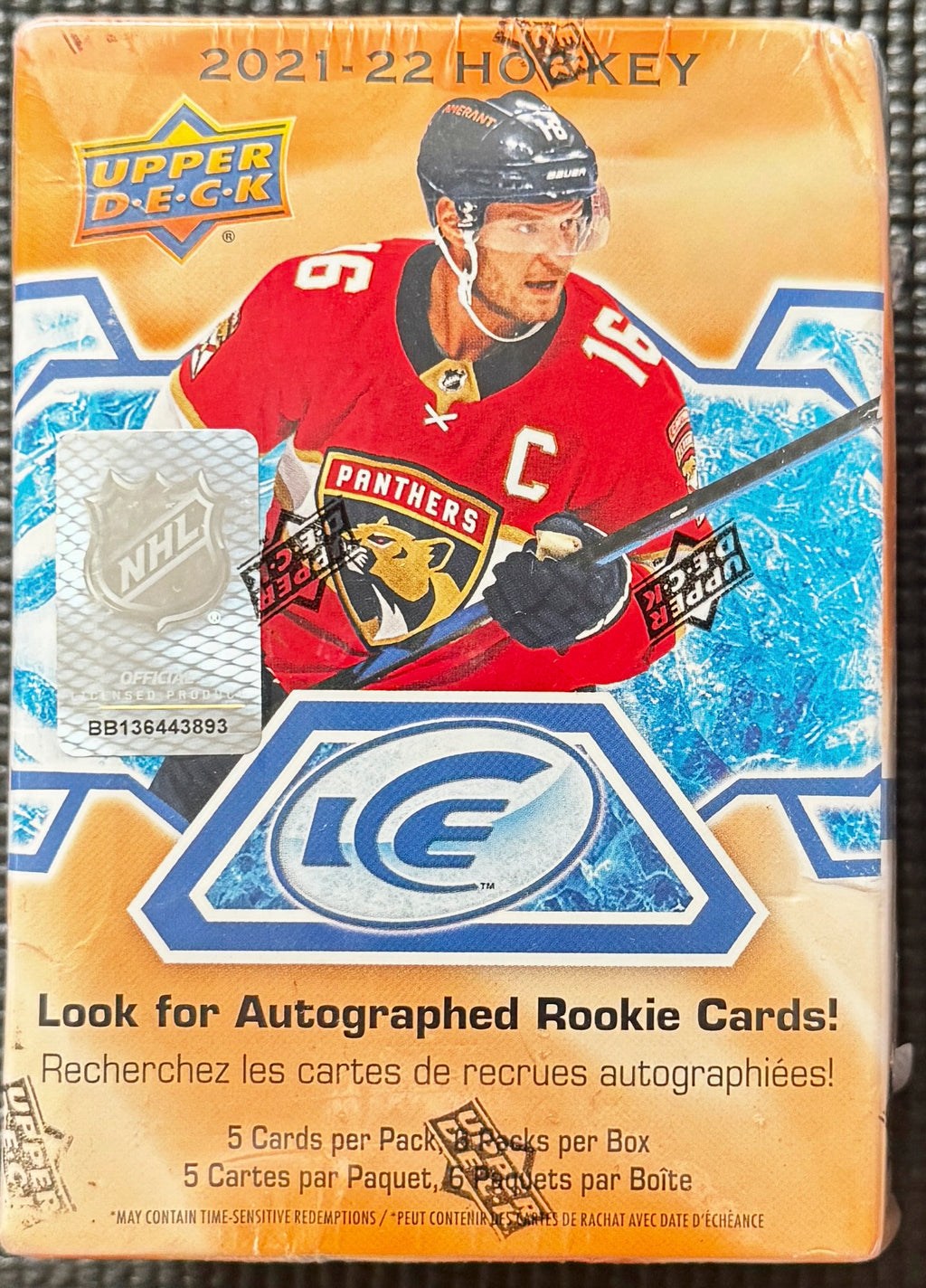 2021-22 Upper Deck iCe Hockey Blaster Box