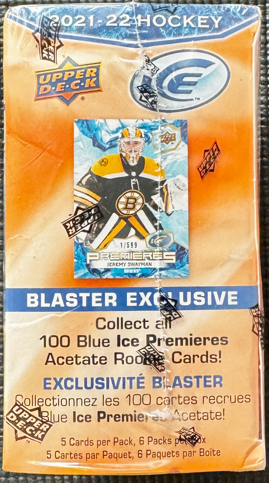 2021-22 Upper Deck iCe Hockey Blaster Box