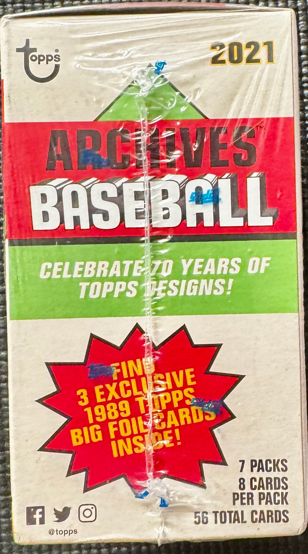 2021 Topps Archives Baseball Blaster Box