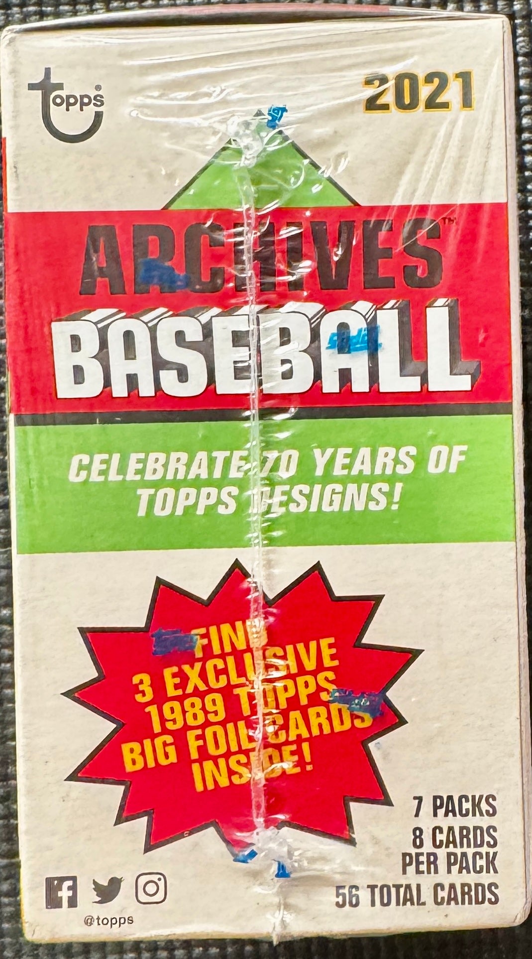 2021 Topps Archives Baseball Blaster Box