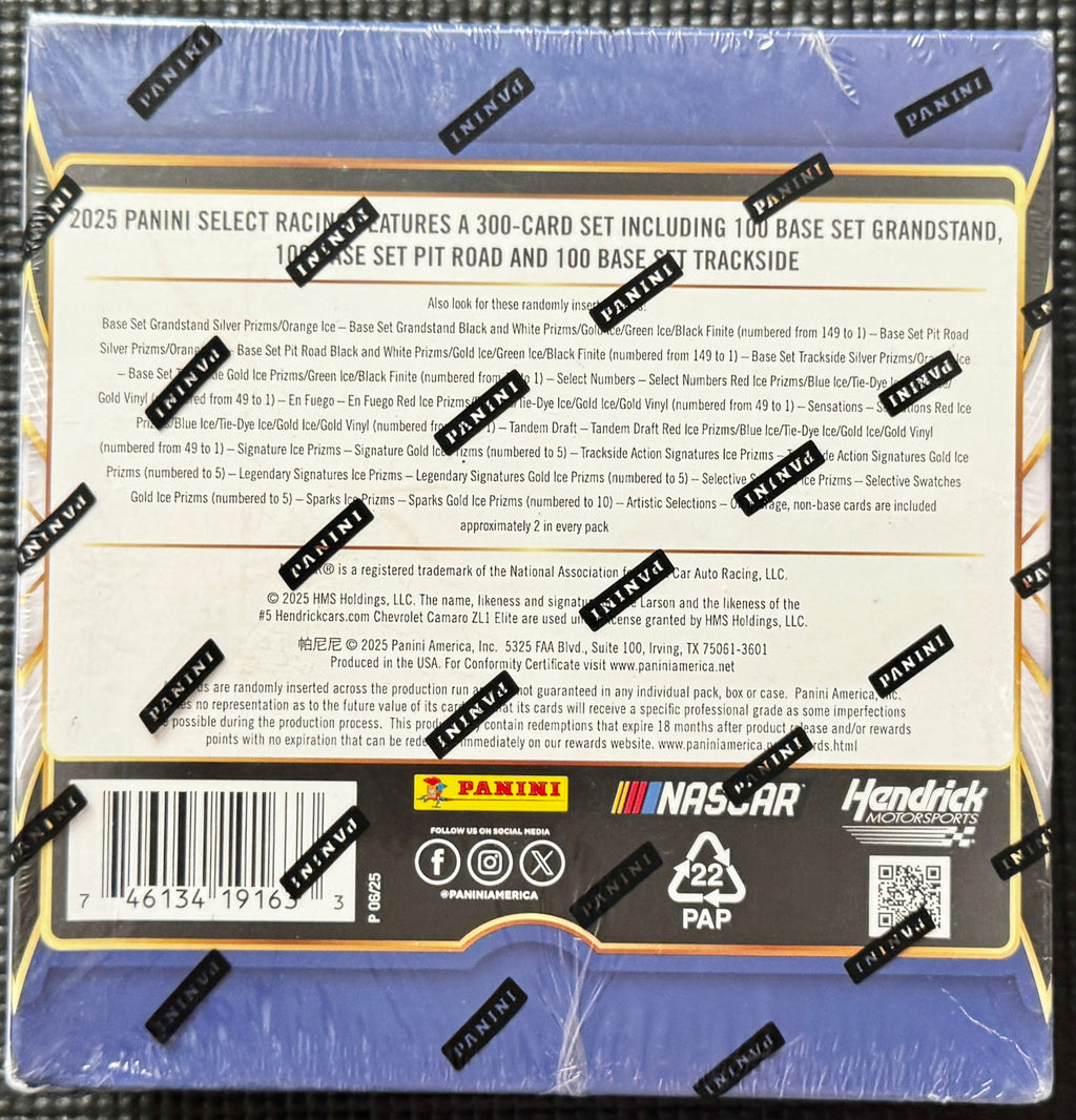 2025 Panini Nascar Select Mega Box