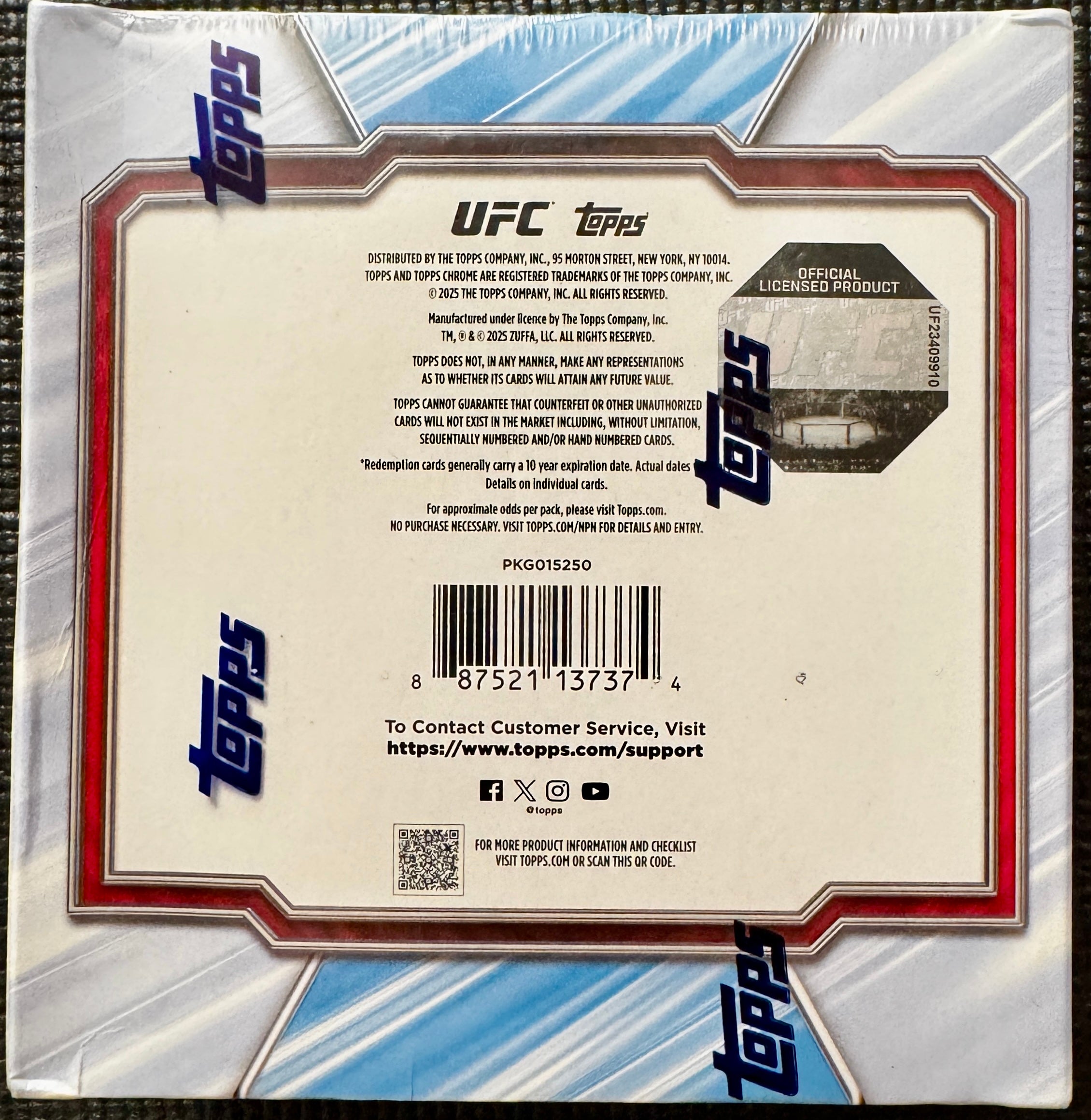 2025 Topps Chrome UFC Mega Box