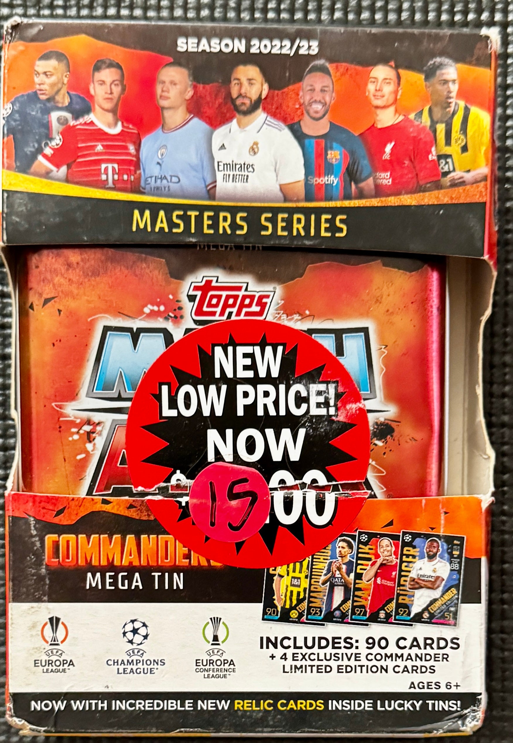 2022-23 Topps Match Attack Soccer Tin