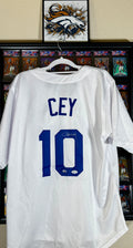 Ron Cey Autographed L.A Dodger Jersey, Dual SOA (Prime Time And Player Holo)