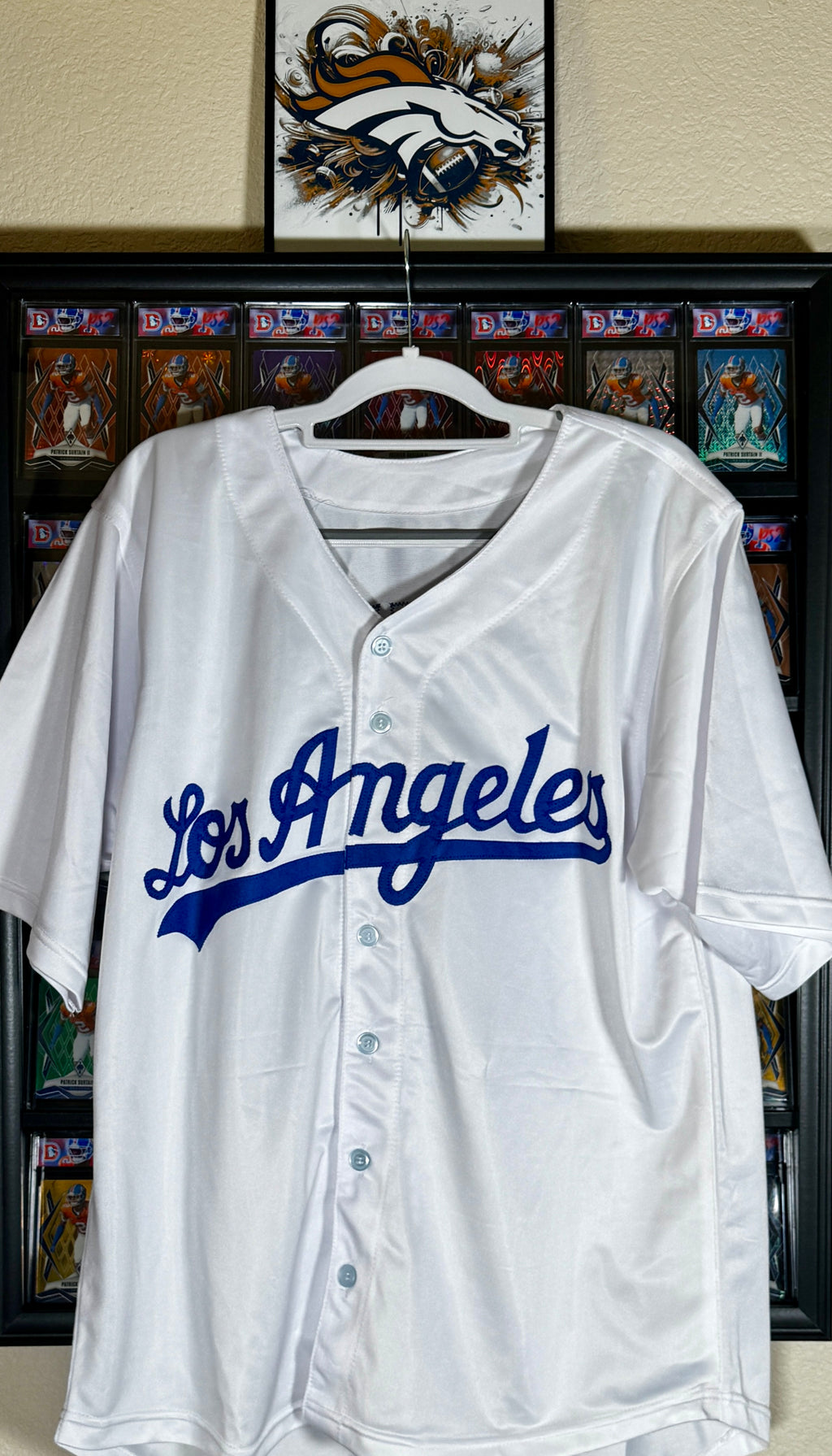 Ron Cey Autographed L.A Dodger Jersey, Dual SOA (Prime Time And Player Holo)