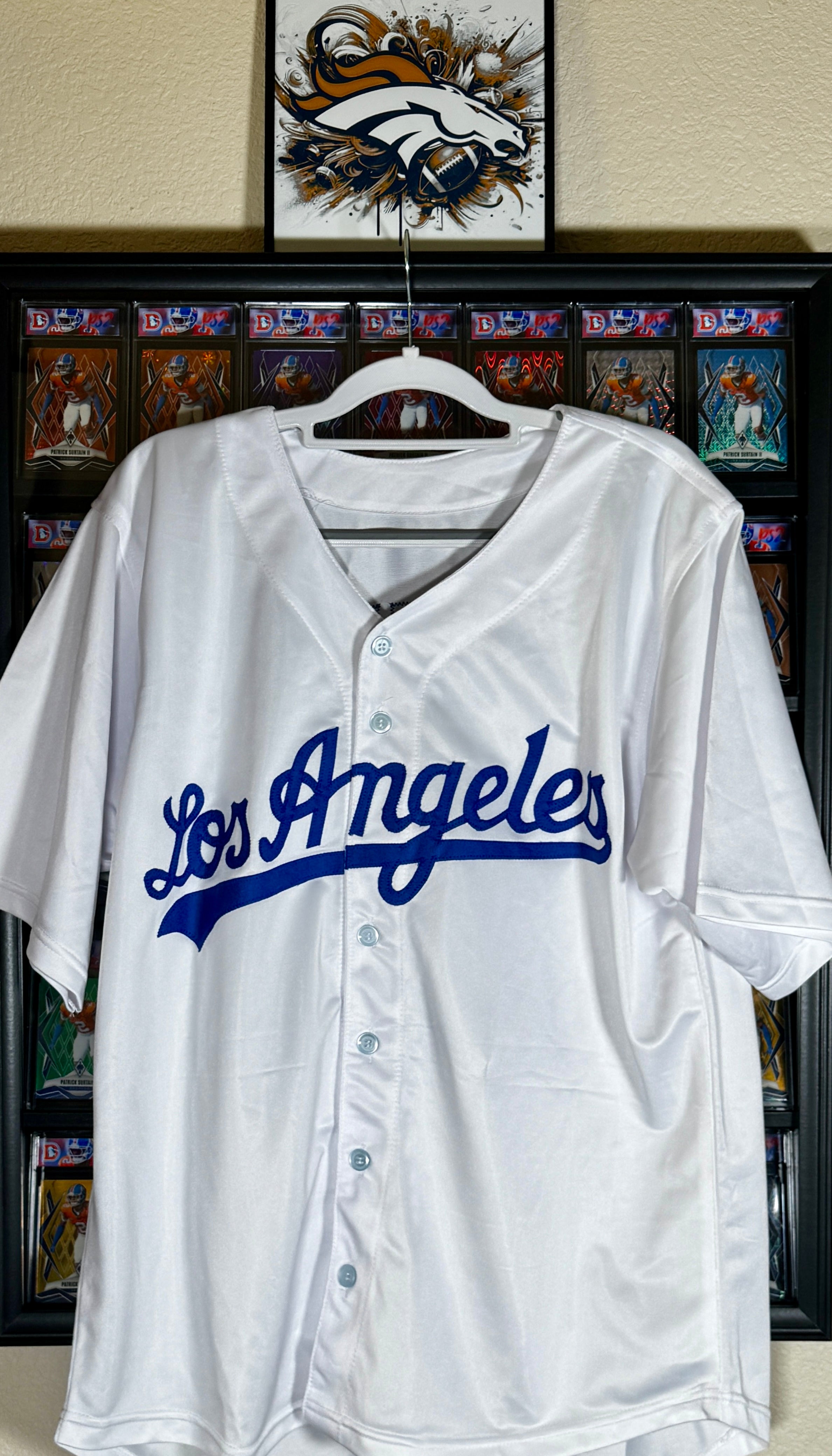 Ron Cey Autographed L.A Dodger Jersey, Dual SOA (Prime Time And Player Holo)