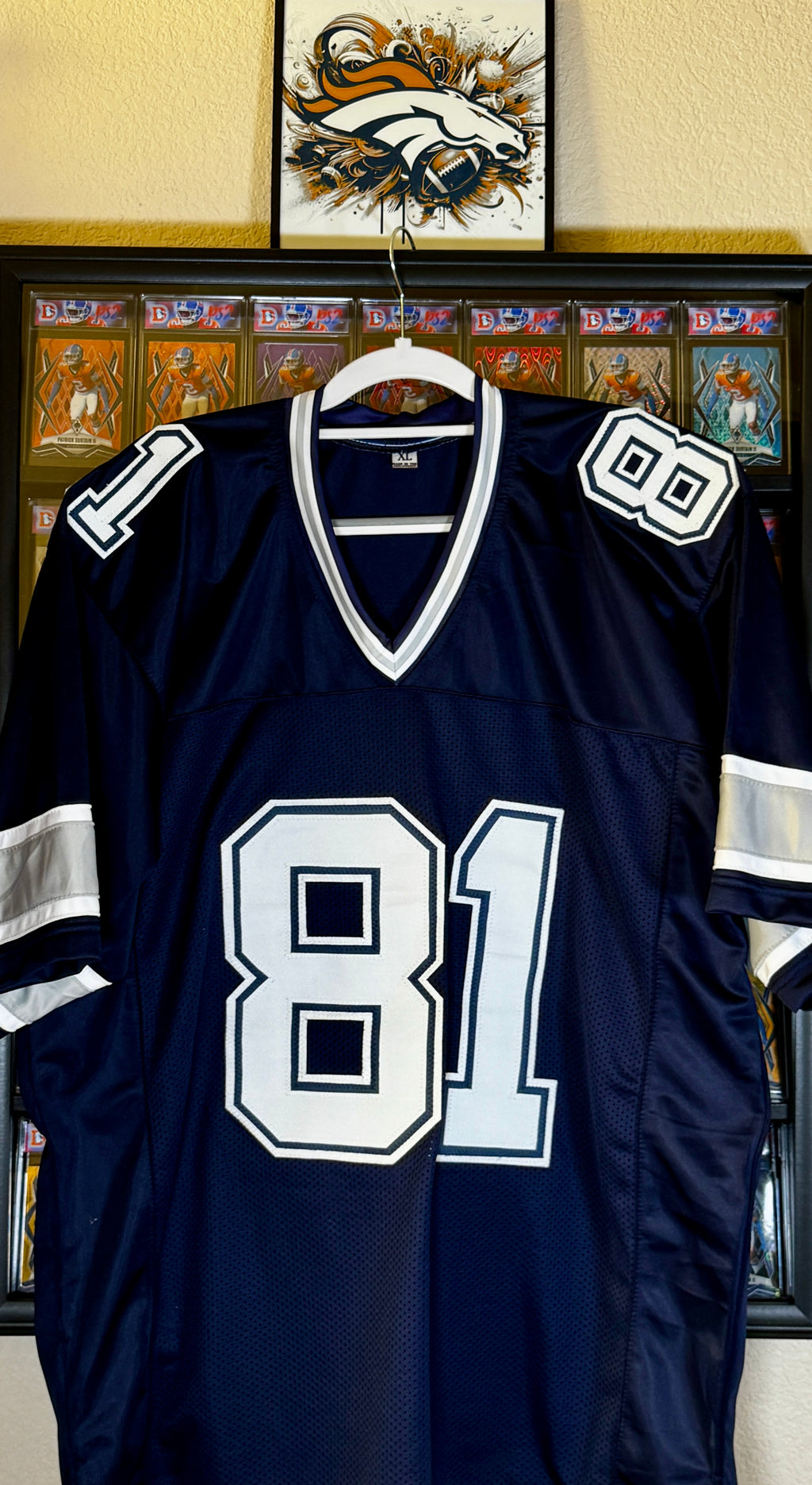 Terrell Owens Autographed Cowboys Jersey, Prime Time SOA