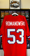 Bill Romanowski Autographed Broncos Jersey, Prime Time SOA