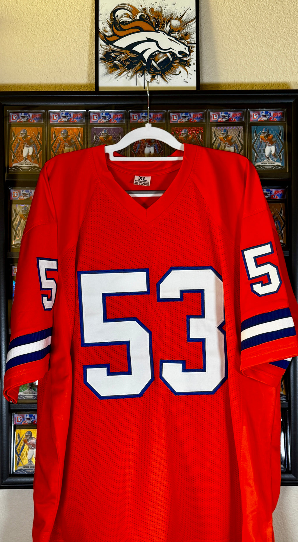 Bill Romanowski Autographed Broncos Jersey, Prime Time SOA