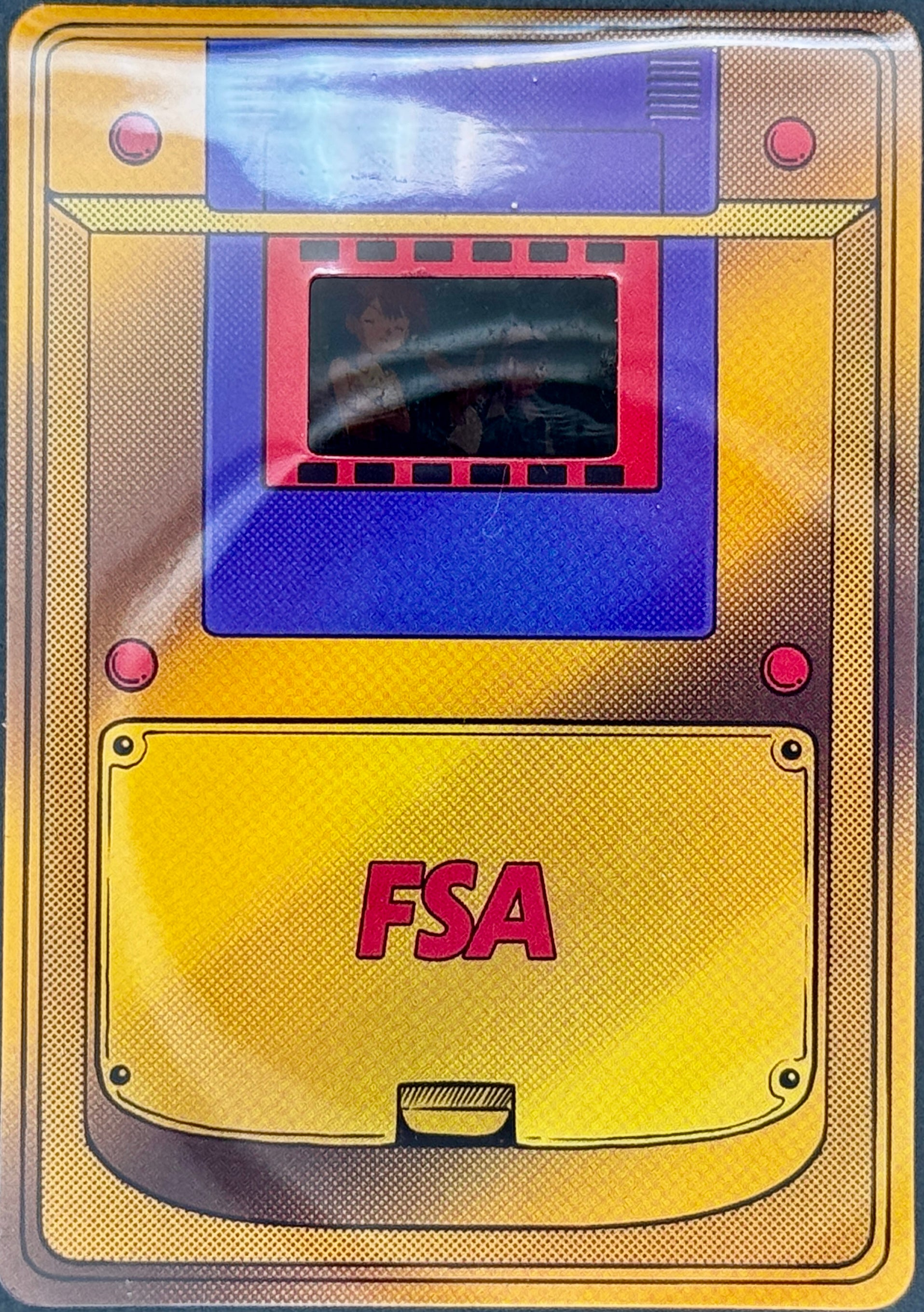 Authentic Pokémon 35mm Film Cell in FSA Custom Card Holder (🎬 Featuring Ash, Pikachu, Misty & Togepi)