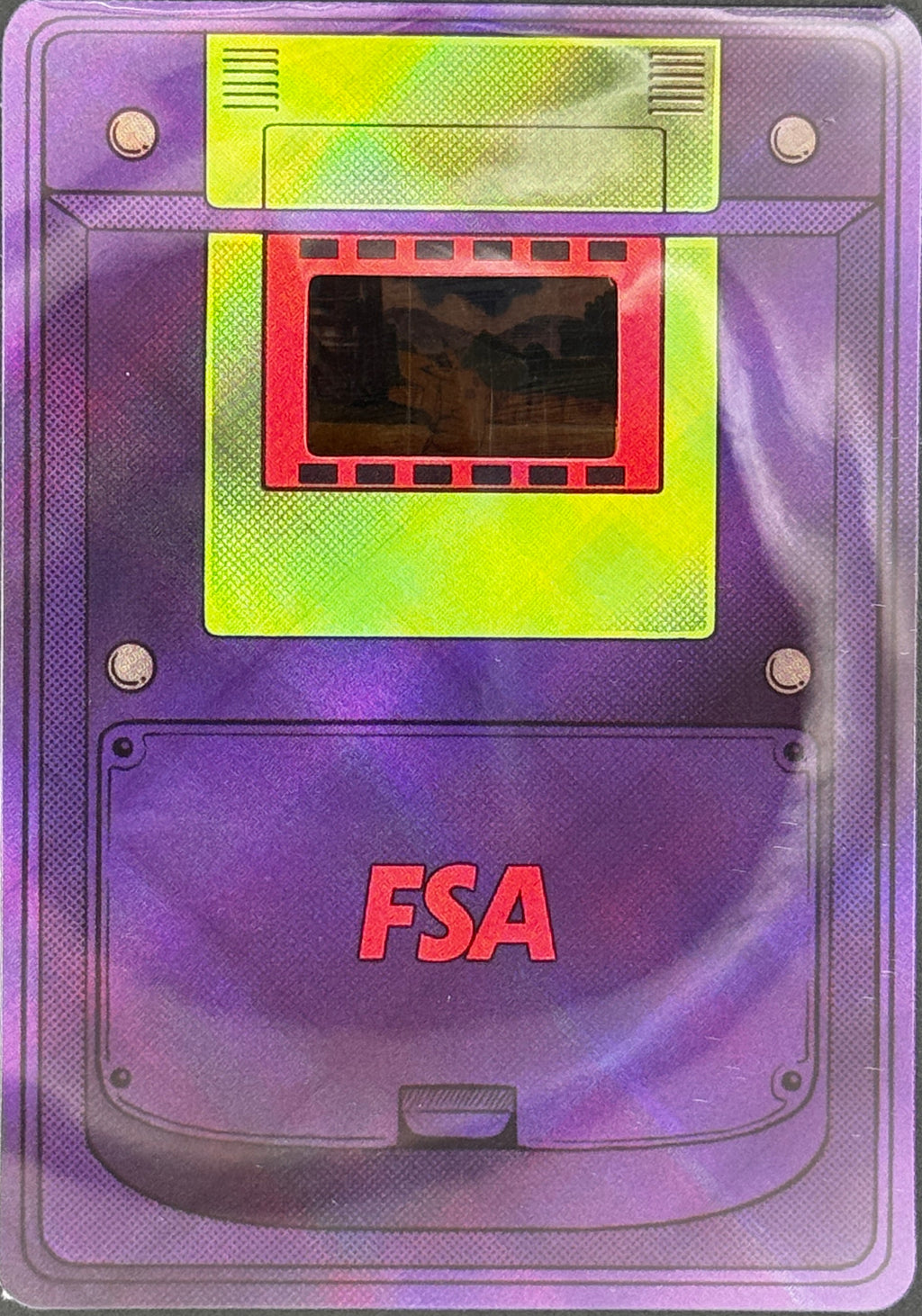 Authentic Pokémon 35mm Film Cell in FSA Custom Card Holder (🎬Pikachu’s Rescue Adventure (1999))