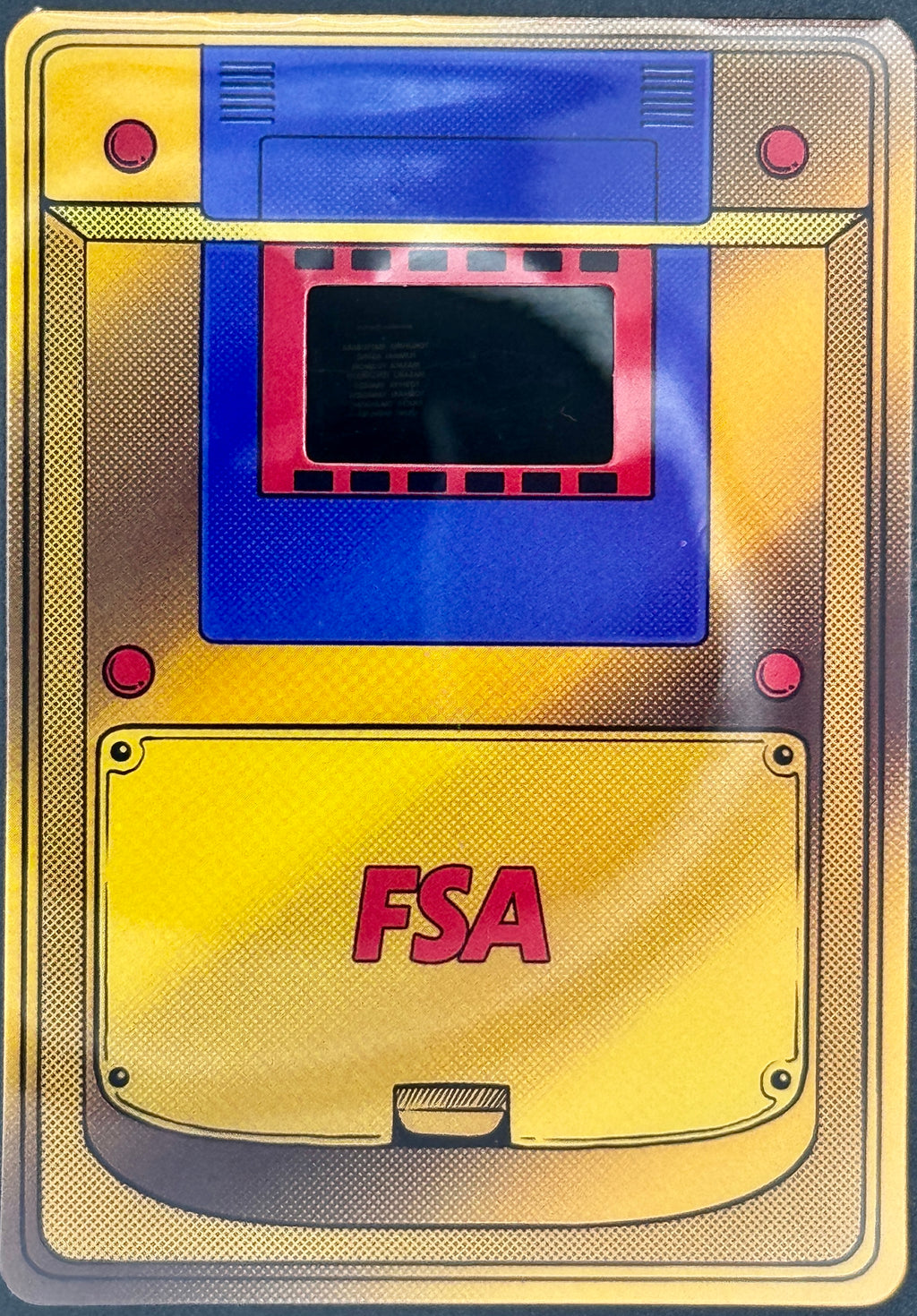 Authentic Pokémon 35mm Film Cell in FSA Custom Card Holder (🎬 Pokémon: The First Movie — Mewtwo Strikes Back (1998/1999)