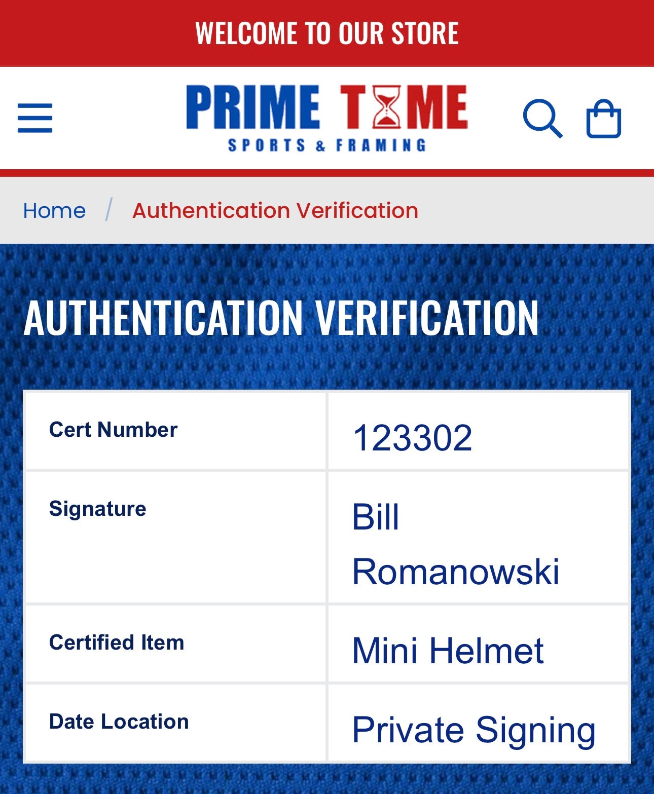 Bill Romanowski Autographed Broncos Mini Helmet (Slate), Prime Time SOA