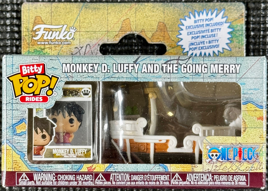 Monkey D . Luffy and the Going Merry Mini Funko Figure