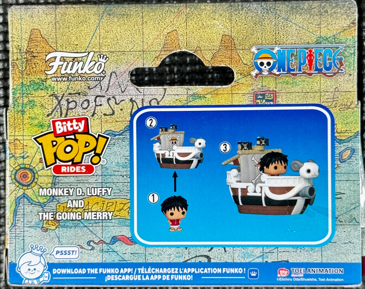 Monkey D . Luffy and the Going Merry Mini Funko Figure