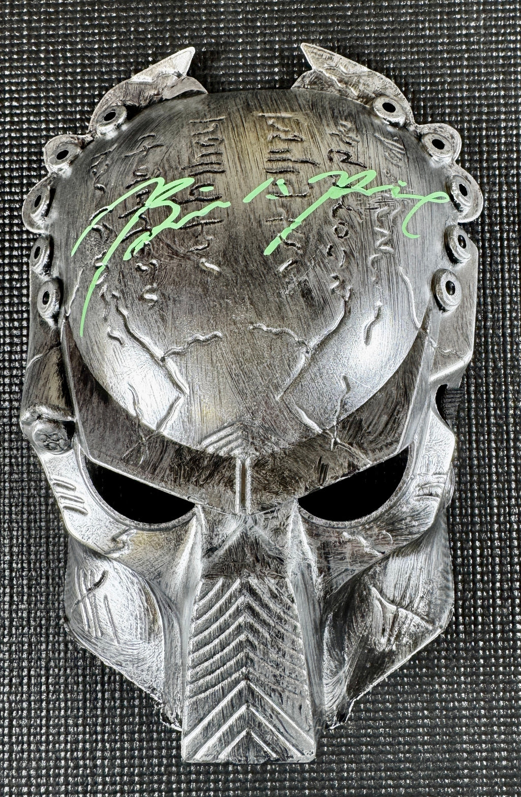 Brian Prince Autographed Predator Mask, Prime Time SOA