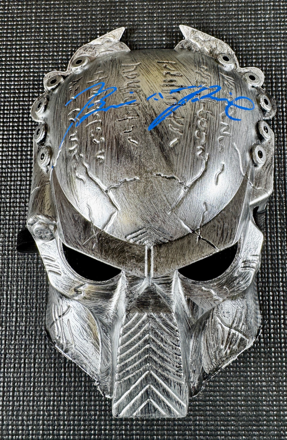 Brian Prince Autographed Predator Mask, Prime Time SOA