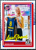 2025 Panini WNBA Donruss Sophie Cunningham Indiana Fever On Card Autograph, SWAU Authenticated