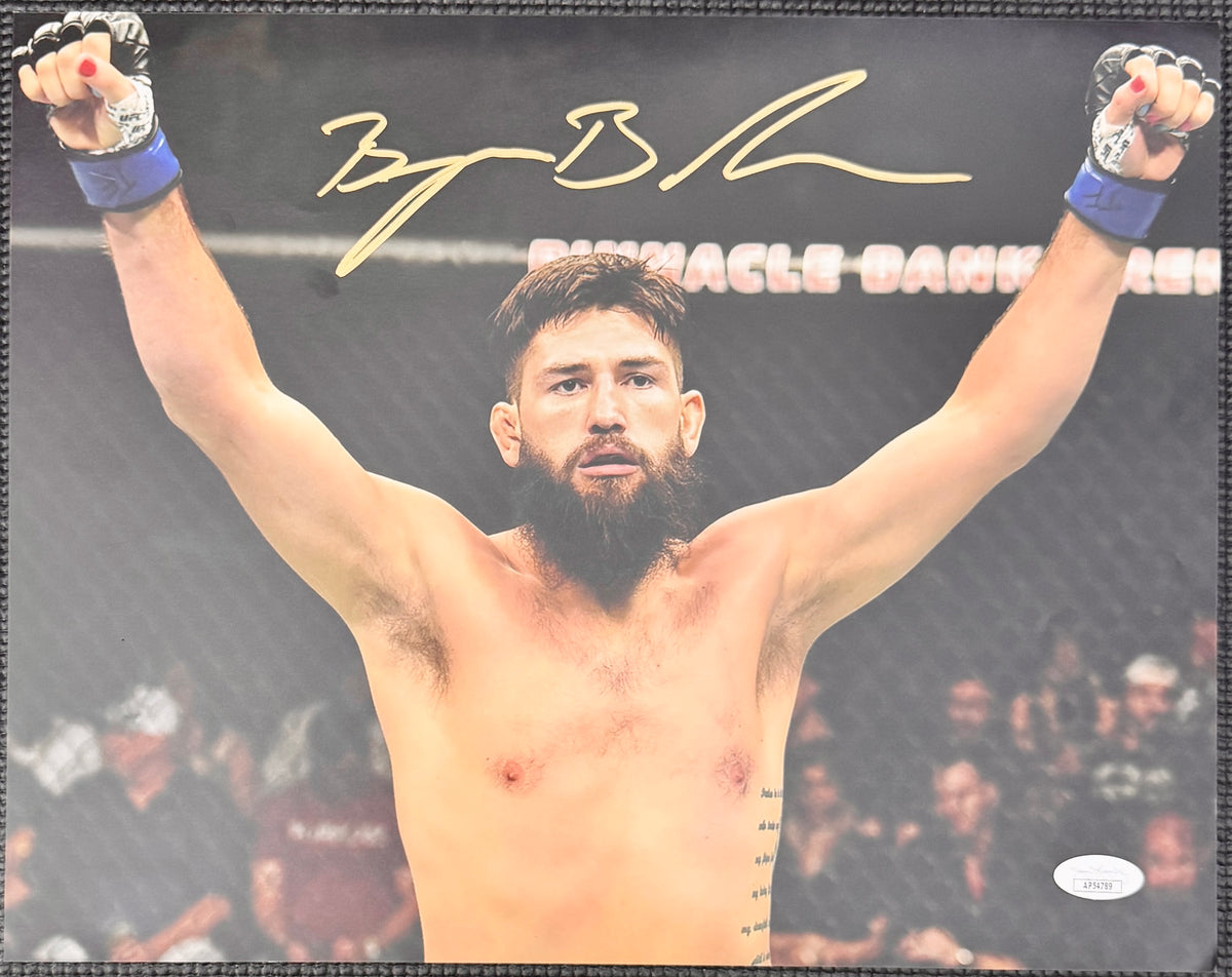 Bryan Barberena Autographed 11 x 14, JSA SOA