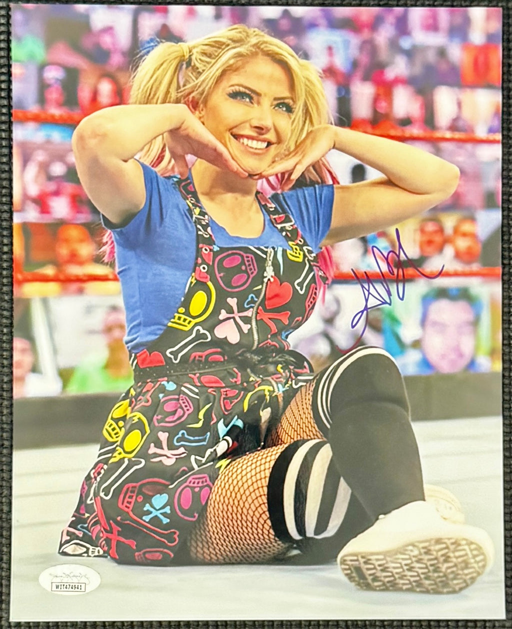 Alexa Bless WWE Autographed 8 x 10 Photo, JSA SOA
