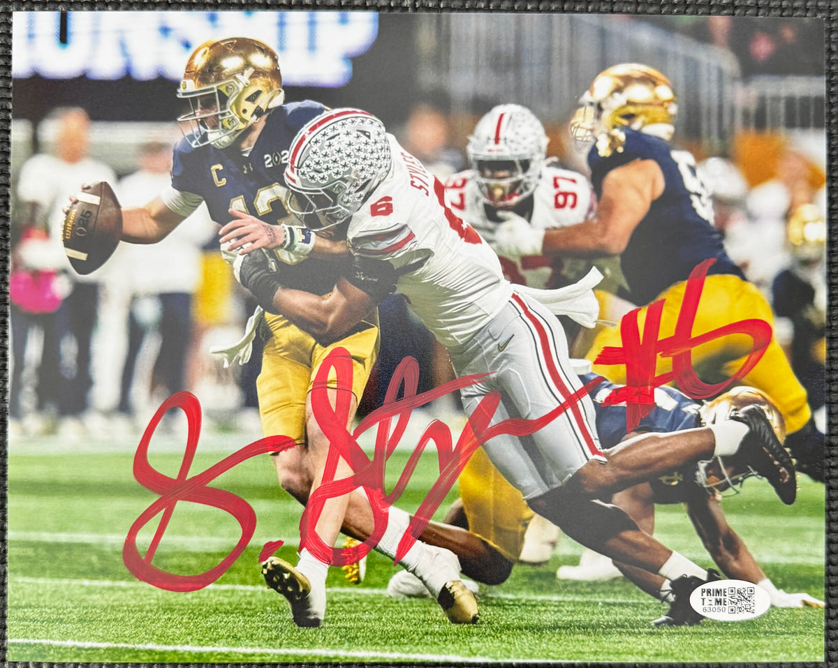 Sonny Styles - Ohio State - Autographed 8x 10 Photo, Prime Time SOA