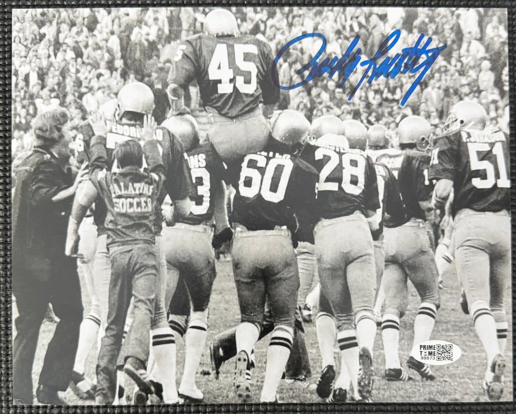 Rudy Ruettiger Autographed 8 x 10 Photo, Prime Time SOA