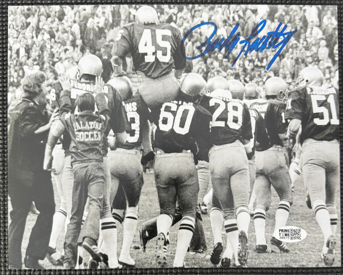 Rudy Ruettiger Autographed 8 x 10 Photo, Prime Time SOA