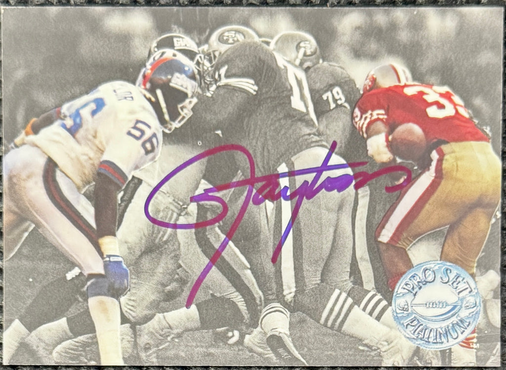 Autographed 1991 Pro Set - Lawrence Taylor - Giants, SWAU SOA