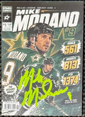 Mike Modano - Dallas Stars - Autographed Custom Comic Book Card, Prime Time SOA