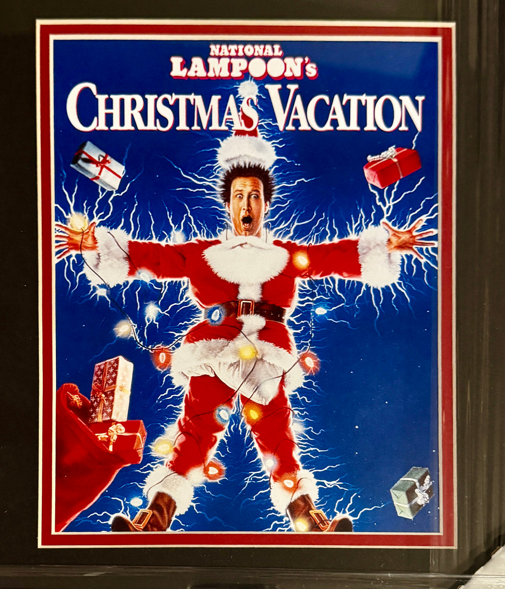 Framed Chevy Chase & Beverly D’Angelo Dual Autographed *Custom* Griswold Jersey – SWAU SOA