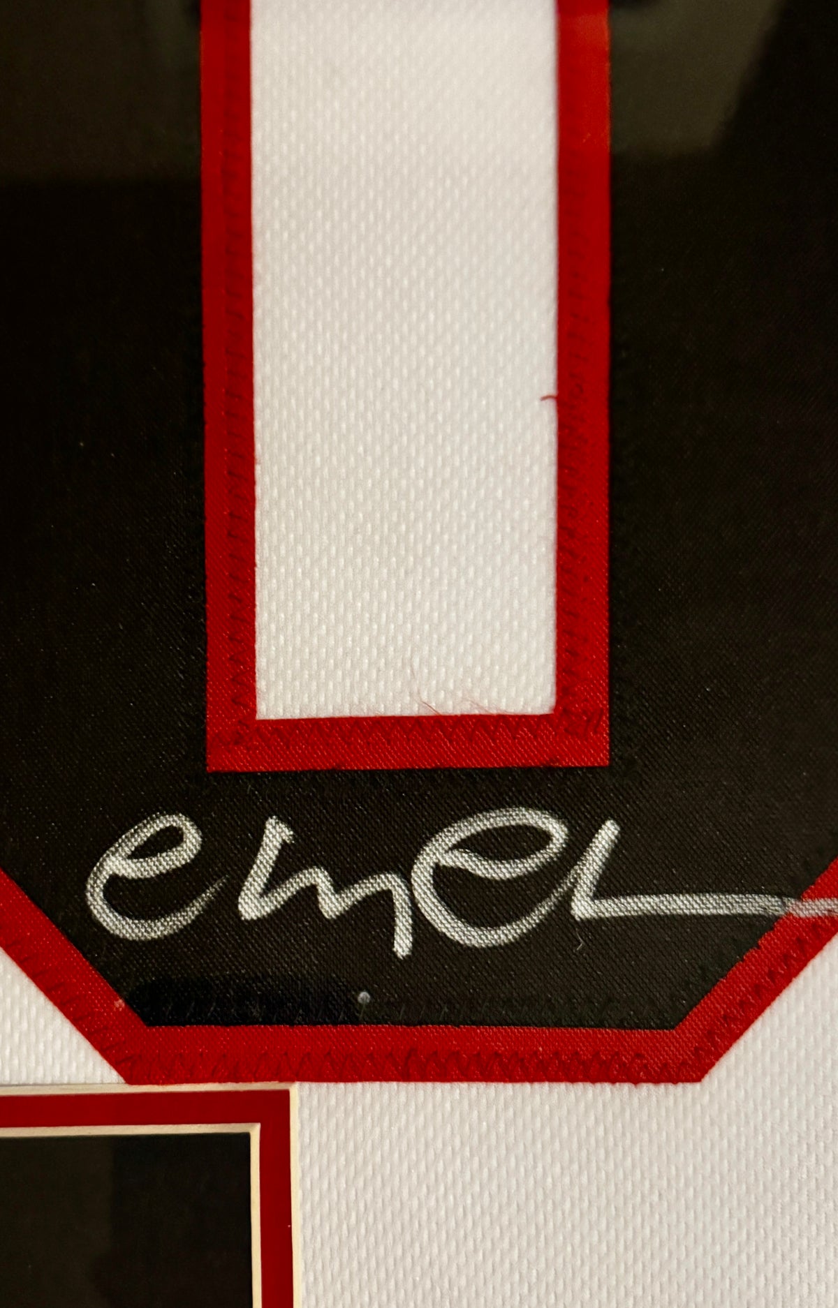 Framed Chevy Chase & Beverly D’Angelo Dual Autographed *Custom* Griswold Jersey – SWAU SOA