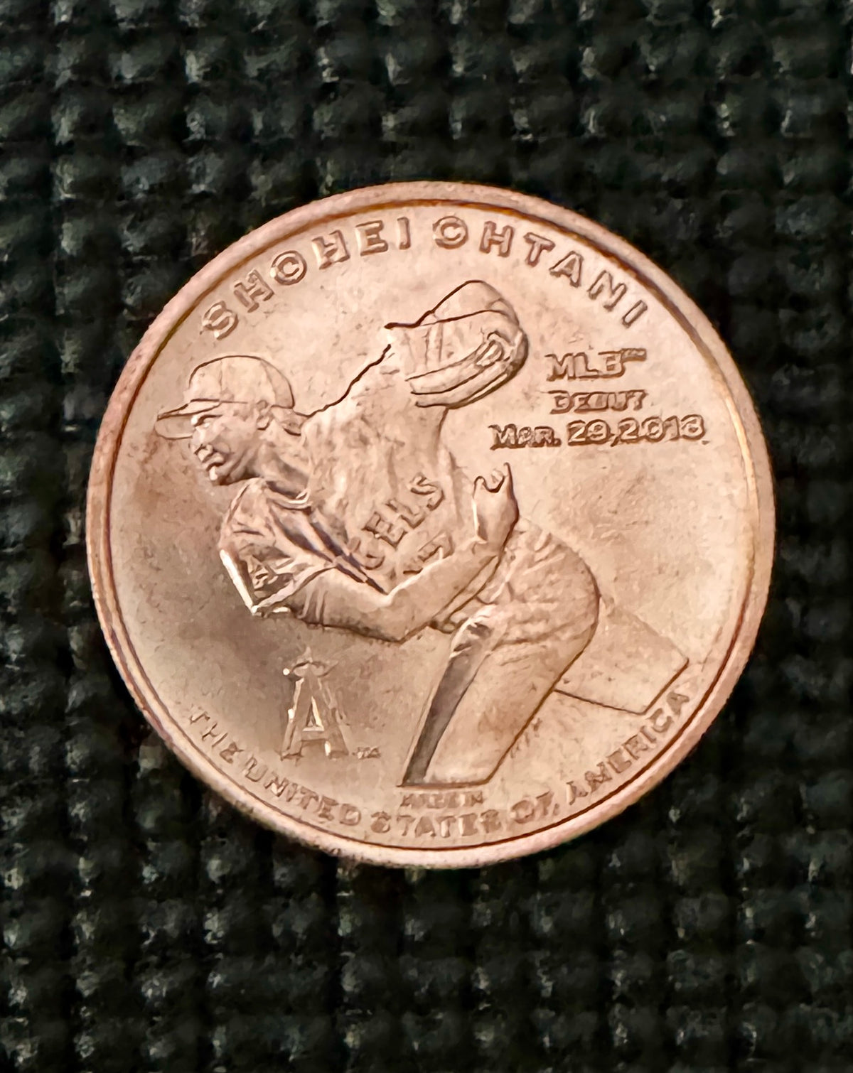 2018 Baseball Treasure Shohei Ohtani 1 oz. Copper Coin