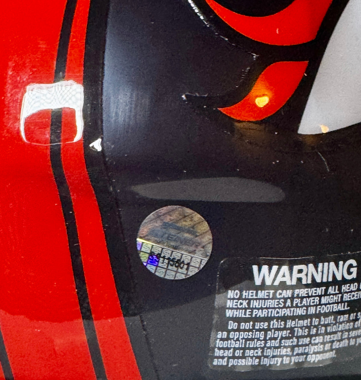 Peyton Manning Autographed Denver Broncos Mini Helmet, Steiner SOA