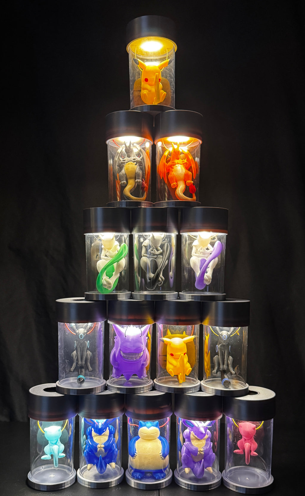 Pokémon Light Up, Cryo Lab Tube, "Charizard Shiny"