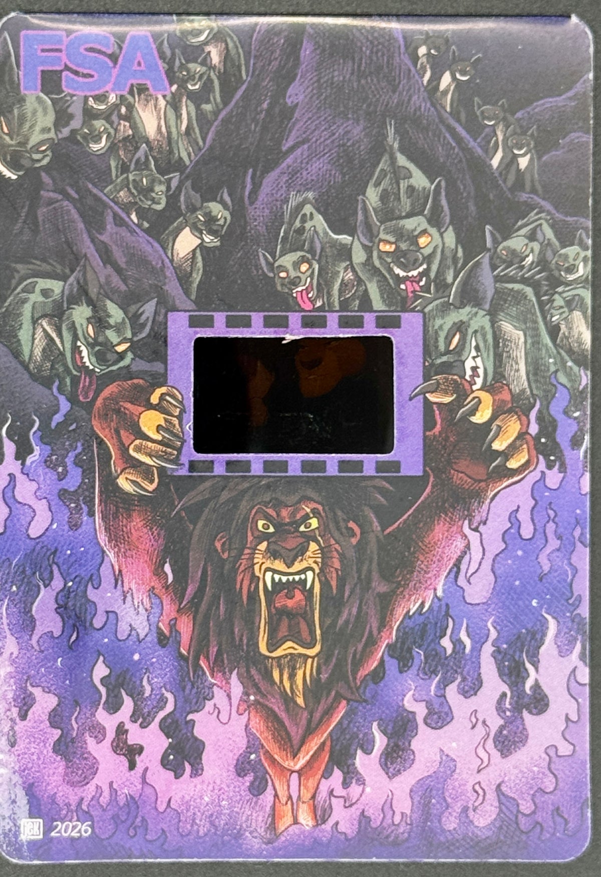 Disney The Lion King FSA Film Cell Card