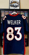Wes Welker Autographed Custom Denver Broncos Jersey, JSA SOA